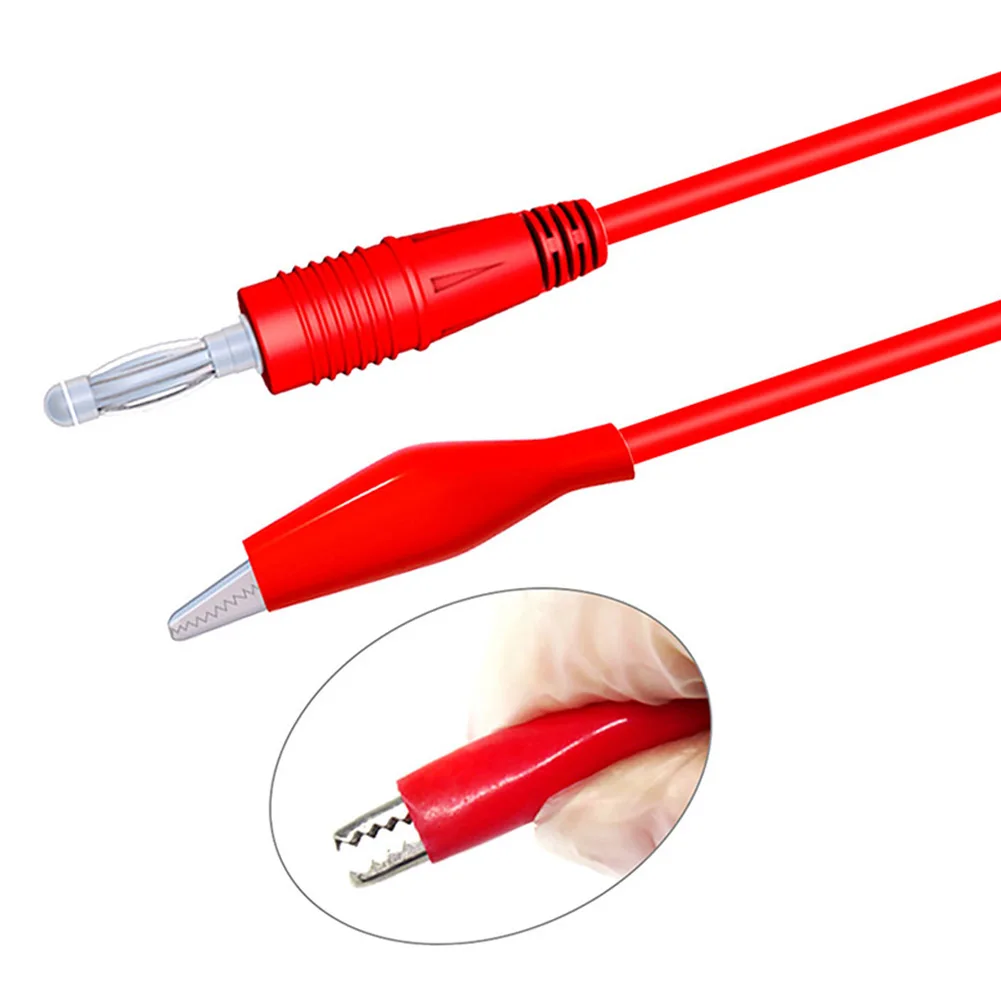 Alligator Clips Test Line To AV Banana Plug 1Pair Dual For Multimeter Lead Connector Measure Tools Test Cable Line
Alligator Clips Test Line To AV Banana Plug 1Pair Dual For Multimeter Lead Connector Measure Tools Test Cable Line