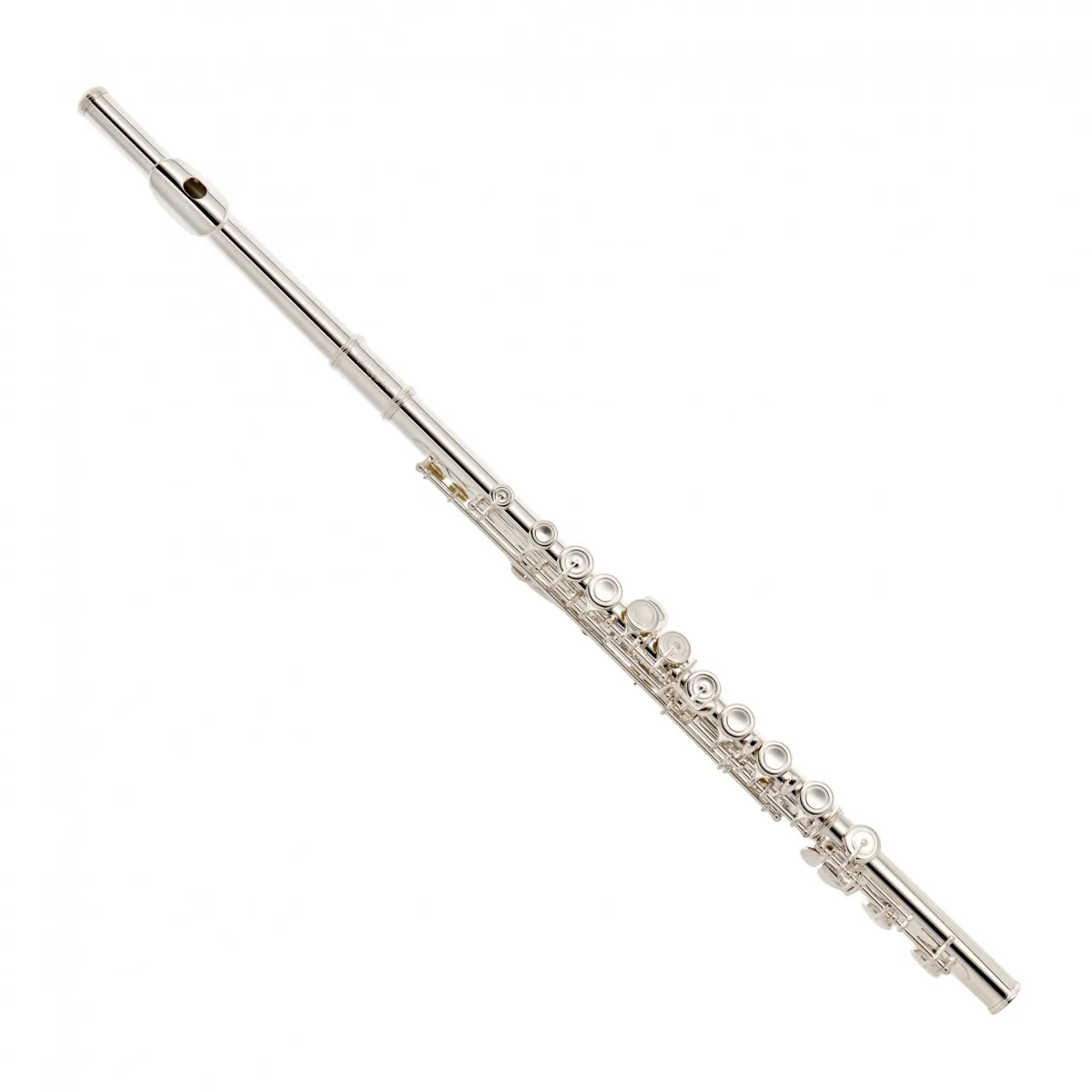 

16 hole closed-hole cupronickel plated nickel silver/silver flute instrument C-key student test grade beginner