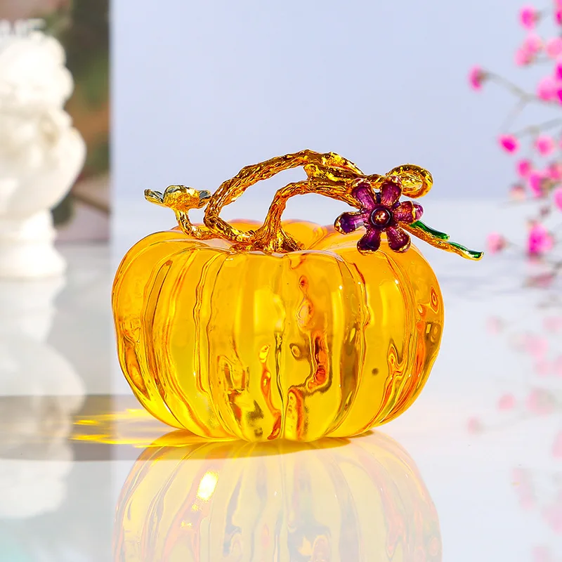 Glass Crystal Pumpkin Small Handicraft Desktop Photography Props Creative Home Decoration Counter Decoration
Glass Crystal Pumpkin Small Handicraft Desktop Photography Props Creative Home Decoration Counter Decoration