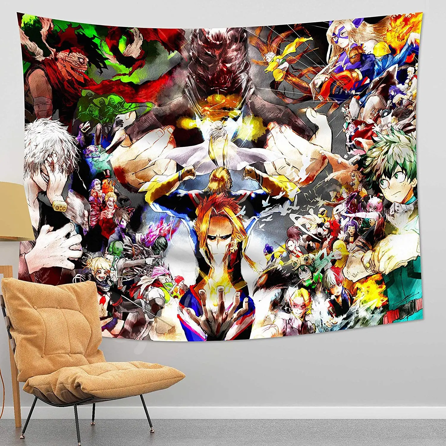 My Hero Academia Tapestry Anime Tapestry Wall Hanging for Living Room Decoration Festival Gifts 50x60in
My Hero Academia Tapestry Anime Tapestry Wall Hanging for Living Room Decoration Festival Gifts 50x60in