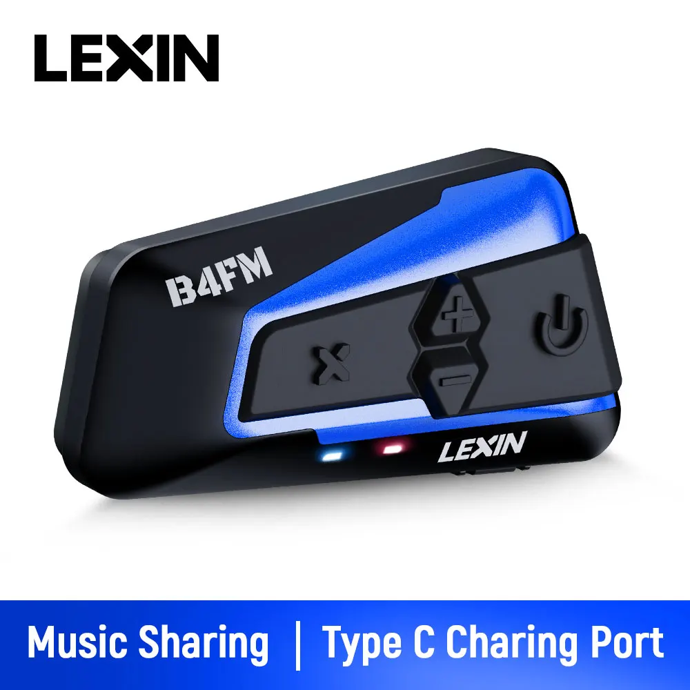 LX-B4FM-X Lexin для 10 мотоциклистов домофон Bluetooth шлемы гарнитуры BT5.0 Moto Intercomunicador с