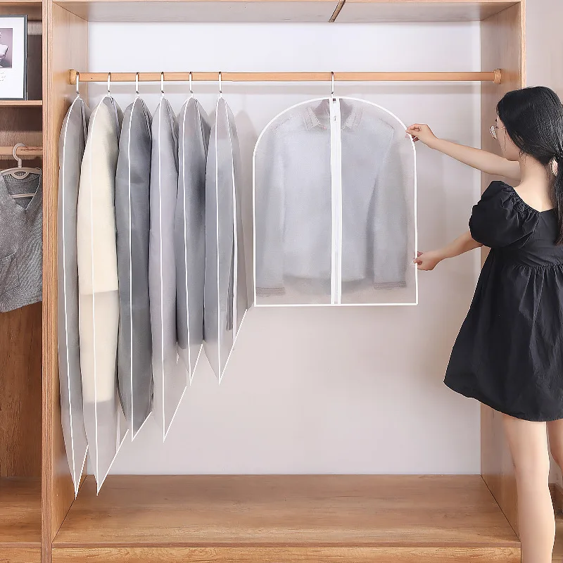 Hanging Garment Coat Outer Dress Suit Clothes Dust-proof Cover with Zipper Clothes Organizer Storage Bags Protect Dust Cover
Hanging Garment Coat Outer Dress Suit Clothes Dust-proof Cover with Zipper Clothes Organizer Storage Bags Protect Dust Cover