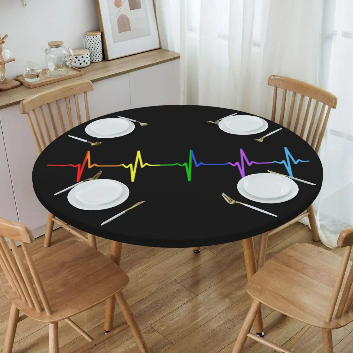 Круглая приталенная Радужная ЛГБТ-скатерть в сердечный ритм, маслостойкая Скатерть 45-50 дюймов, скатерть для стола с эластичной окантовкой
Круглая приталенная Радужная ЛГБТ-скатерть в сердечный ритм, маслостойкая Скатерть 45-50 дюймов, скатерть для стола с эластичной окантовкой