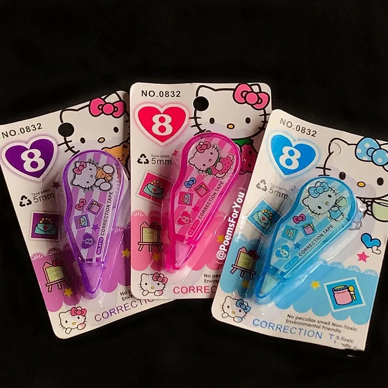 Kawaii Sanriod Correction Tape Kitty Cartoon Anime Cute Student Learning Stationery Office Supplies Random Delivery Gift for kid
Kawaii Sanriod Correction Tape Kitty Cartoon Anime Cute Student Learning Stationery Office Supplies Random Delivery Gift for kid