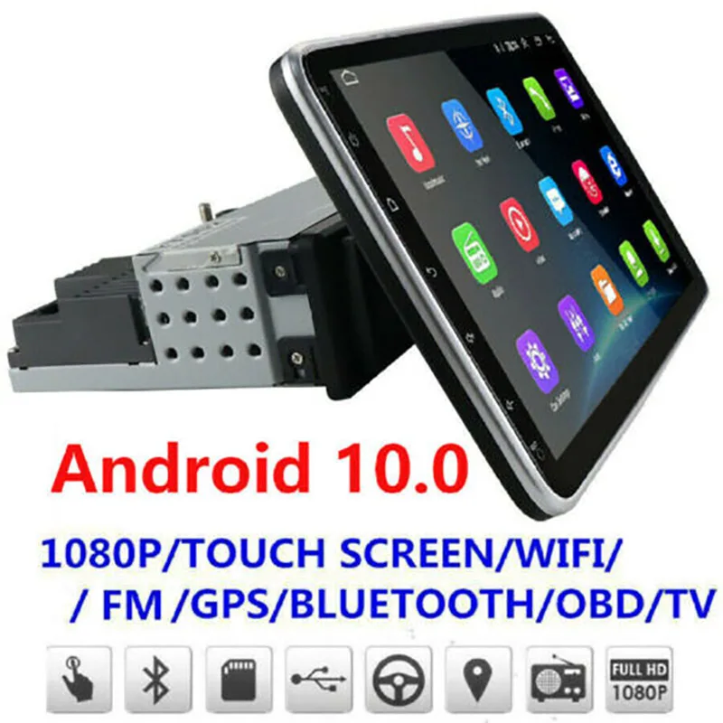 Автомобильный мультимедийный видеоплеер 1Din Android 10 дюймов, универсальный автомобильный стерео радио GPS IOS/Android mirror link для Nissan Hyundai Kia
Автомобильный мультимедийный видеоплеер 1Din Android 10 дюймов, универсальный автомобильный стерео радио GPS IOS/Android mirror link для Nissan Hyundai Kia