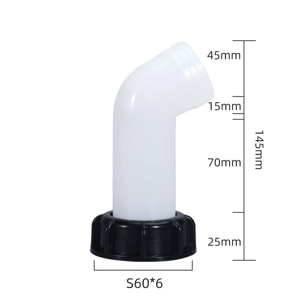 Black Cap Extension Tube Various Chemical Media 2 Inch Drain Curved Convenient IBC Barrel Outlet Tap Outlet Nozzle
Black Cap Extension Tube Various Chemical Media 2 Inch Drain Curved Convenient IBC Barrel Outlet Tap Outlet Nozzle