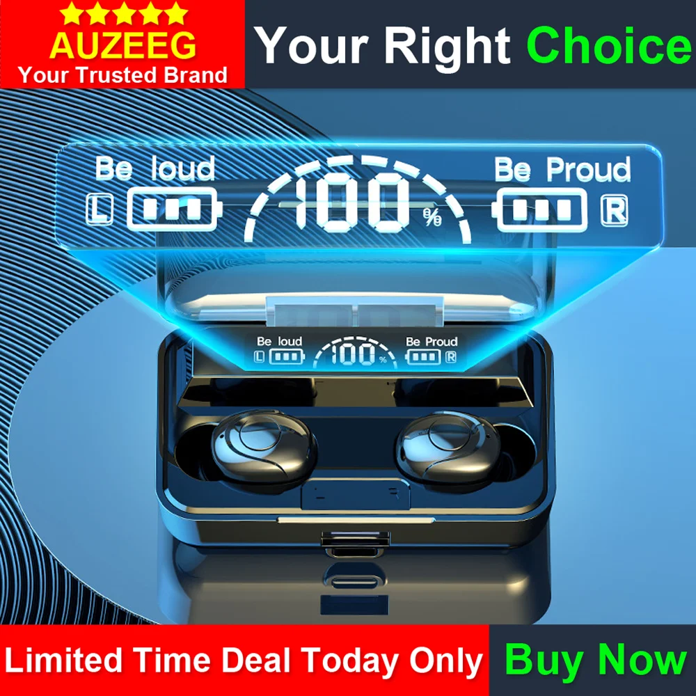 Wireless TWS Earphone Bluetooth 5.1 Headphone Hifi Stereo Headset Noise Reduction Touch Control IPX7 Waterproof Headphones
Wireless TWS Earphone Bluetooth 5.1 Headphone Hifi Stereo Headset Noise Reduction Touch Control IPX7 Waterproof Headphones