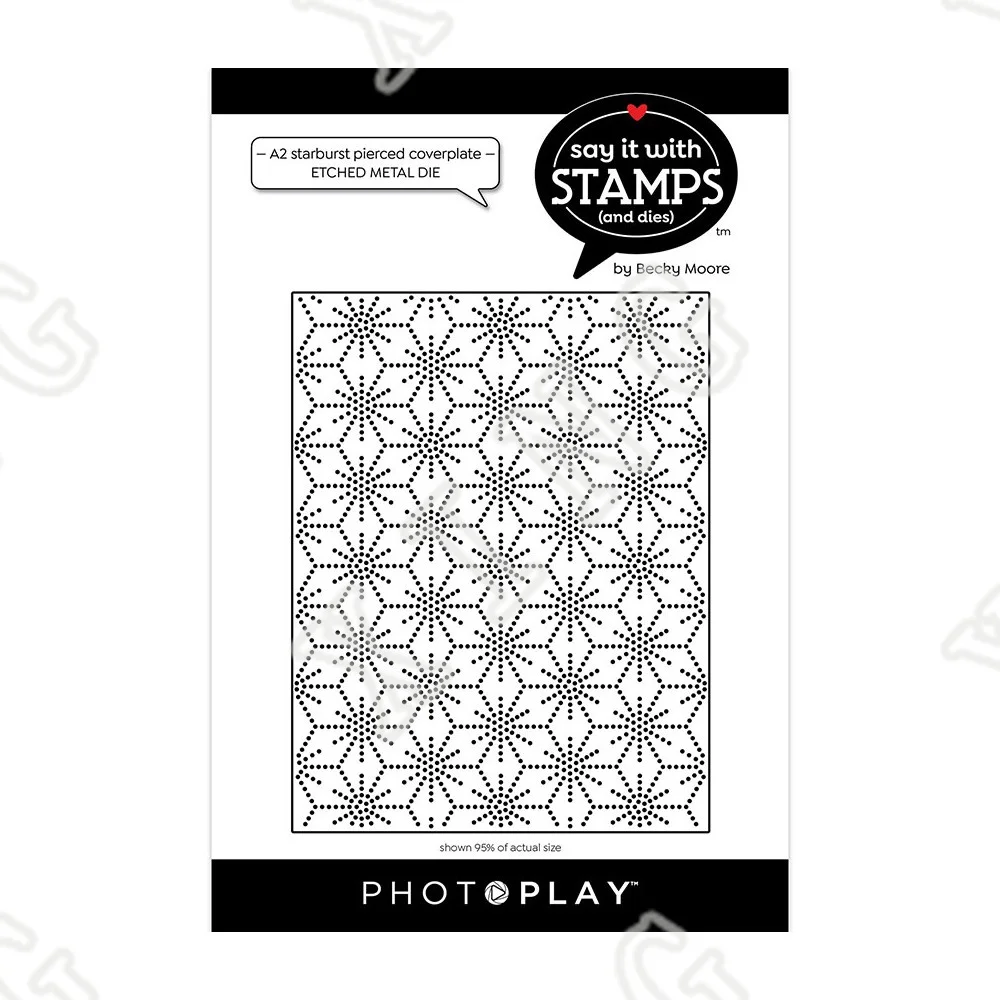 2022 Hot Sale Starburst Pierced Coverplate Metal Cutting Dies Decorate Craft Embossing Template Diy Greeting Card Handmade Molds
2022 Hot Sale Starburst Pierced Coverplate Metal Cutting Dies Decorate Craft Embossing Template Diy Greeting Card Handmade Molds