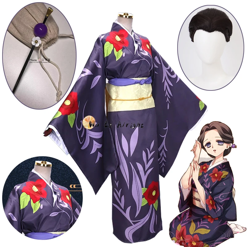 Demon Slayer Kimetsu no Yaiba Anime Cosplay Costume Tamayo Uniform Kimono Cosplay Costumes Halloween Carnival Party Clothes Wig
Demon Slayer Kimetsu no Yaiba Anime Cosplay Costume Tamayo Uniform Kimono Cosplay Costumes Halloween Carnival Party Clothes Wig