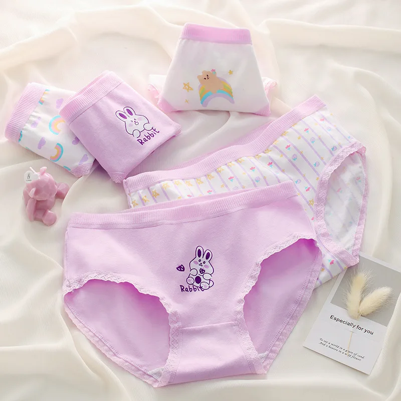 5 Pcs/Set Purple Rabbit Cotton Panties Female Underpants Women Shorts Seamless Lingerie Underwear Plus Size Sexy Pantys M-XL
5 Pcs/Set Purple Rabbit Cotton Panties Female Underpants Women Shorts Seamless Lingerie Underwear Plus Size Sexy Pantys M-XL