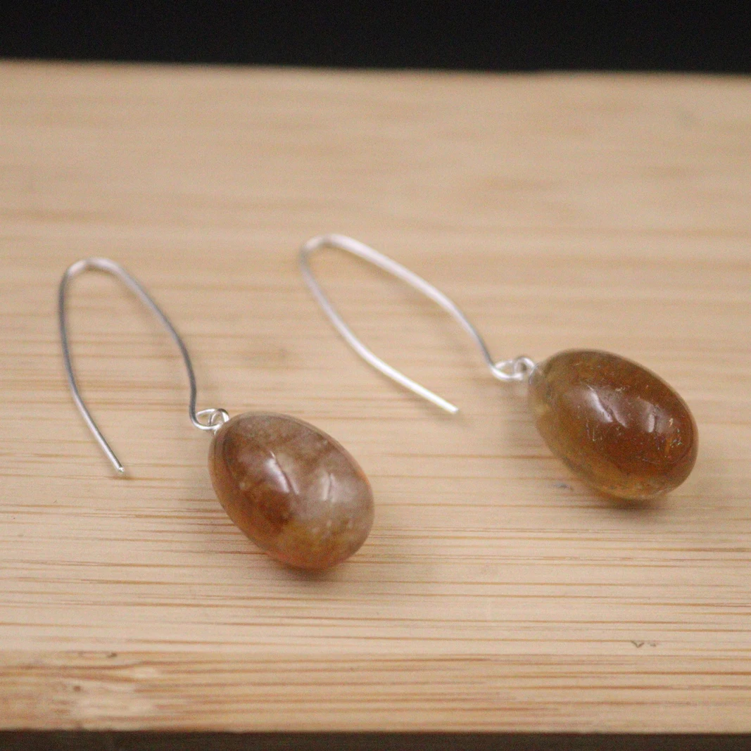 Real Silver 925 Earrings Dangle For Women Female Fine Yellow Chalcedony Gemstone Earrings Hook 36*9mm
Real Silver 925 Earrings Dangle For Women Female Fine Yellow Chalcedony Gemstone Earrings Hook 36*9mm