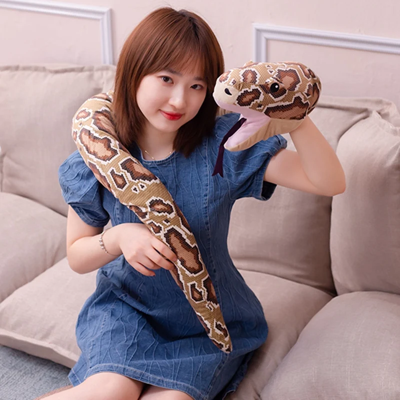 150cm Simulation Plush Toys Stuffed Giant Snake Animal Toy Soft Dolls Bithday Christmas party Gifts baby Funny Toys
150cm Simulation Plush Toys Stuffed Giant Snake Animal Toy Soft Dolls Bithday Christmas party Gifts baby Funny Toys