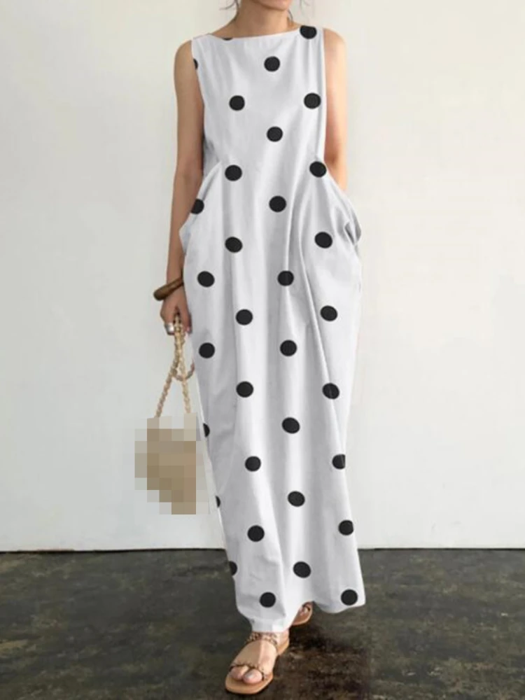 New Fashion Women's Dress Printed Round Neck Sleeveless Leisure Pocket Vestido Casual Party Dress for Women 2023
New Fashion Women's Dress Printed Round Neck Sleeveless Leisure Pocket Vestido Casual Party Dress for Women 2023