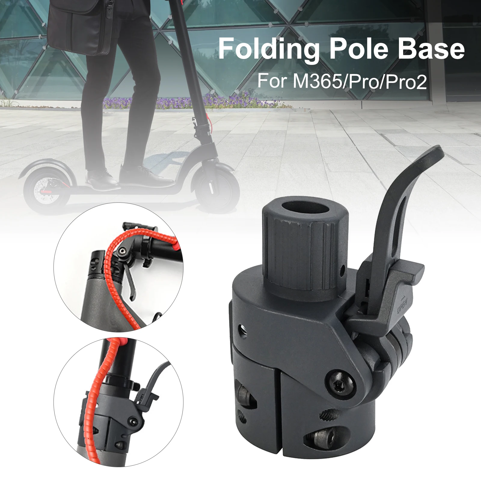 Electric Scooter Folding Rod Lock Screw Accessories Replacement Parts Folding Pole Base For Xiaomi M365/PRO/PRO2 Scooter Parts
Electric Scooter Folding Rod Lock Screw Accessories Replacement Parts Folding Pole Base For Xiaomi M365/PRO/PRO2 Scooter Parts
