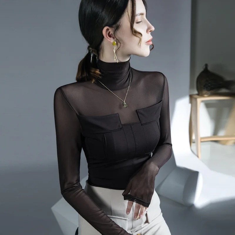 HIgh Quality 2023 Women T-shirt Grenadine Style Design Female Autumn Sexy Crop Top Clothes Casual Fashion Blouses Grace Meeting
HIgh Quality 2023 Women T-shirt Grenadine Style Design Female Autumn Sexy Crop Top Clothes Casual Fashion Blouses Grace Meeting