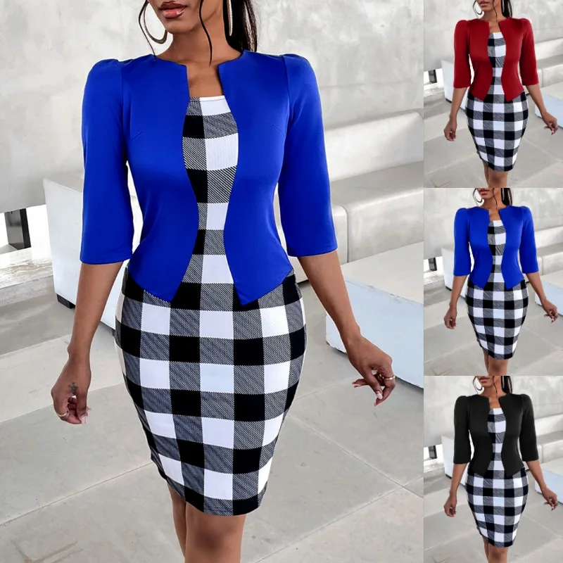 2023 Autumn Fashion Plaid Printed Dress Women Sexy Square Neck Long Sleeve Slim Printed Dress Women Checkered Mini Dress
2023 Autumn Fashion Plaid Printed Dress Women Sexy Square Neck Long Sleeve Slim Printed Dress Women Checkered Mini Dress