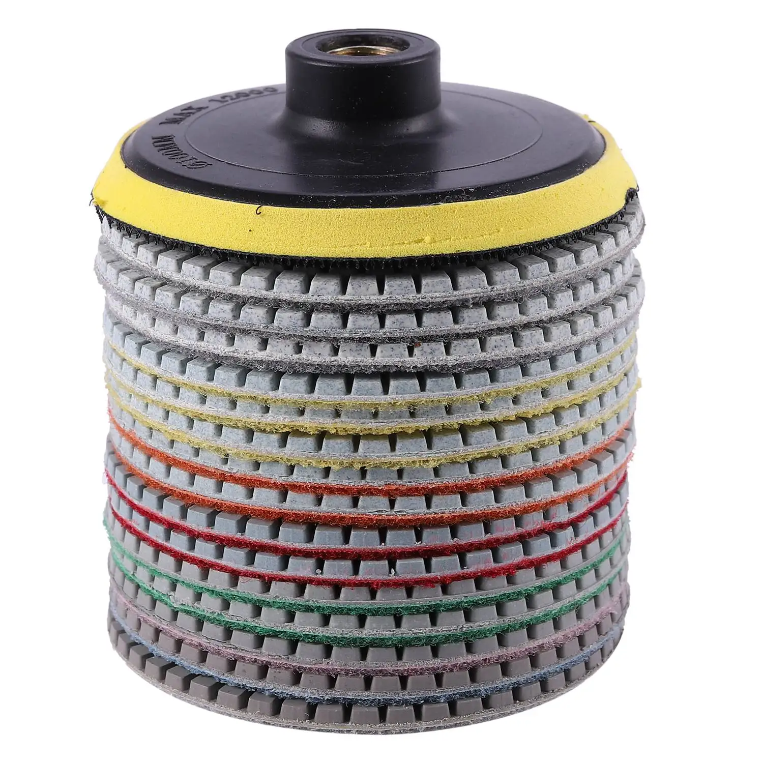 16Pcs Diamond Polishing Pads Kit 4 Inch 100Mm Wet/Dry for Granite Stone Concrete Marble Polishing Use Grinding Discs Set
16Pcs Diamond Polishing Pads Kit 4 Inch 100Mm Wet/Dry for Granite Stone Concrete Marble Polishing Use Grinding Discs Set