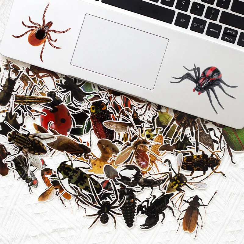 50pcs Nature Insect Stickers Funny Animal Butterfly Spider DIY Waterproof Decals Kids Toy Phone Luggage Laptop Car Sticker
50pcs Nature Insect Stickers Funny Animal Butterfly Spider DIY Waterproof Decals Kids Toy Phone Luggage Laptop Car Sticker