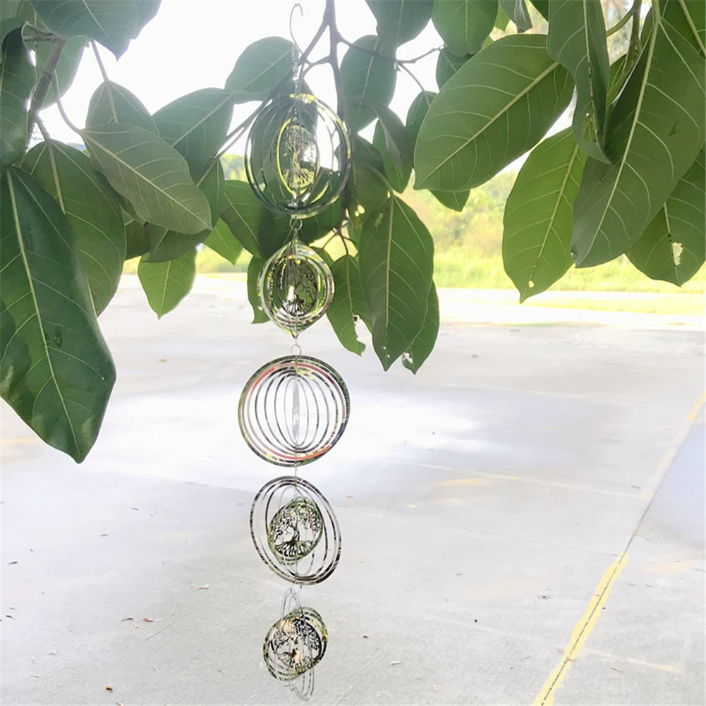 3D Rotating Wind Chimes Tree Of Life Wind Spinner Bell For Home Decor Garden Hanging Decoration Outdoor Windchimes Set
3D Rotating Wind Chimes Tree Of Life Wind Spinner Bell For Home Decor Garden Hanging Decoration Outdoor Windchimes Set
