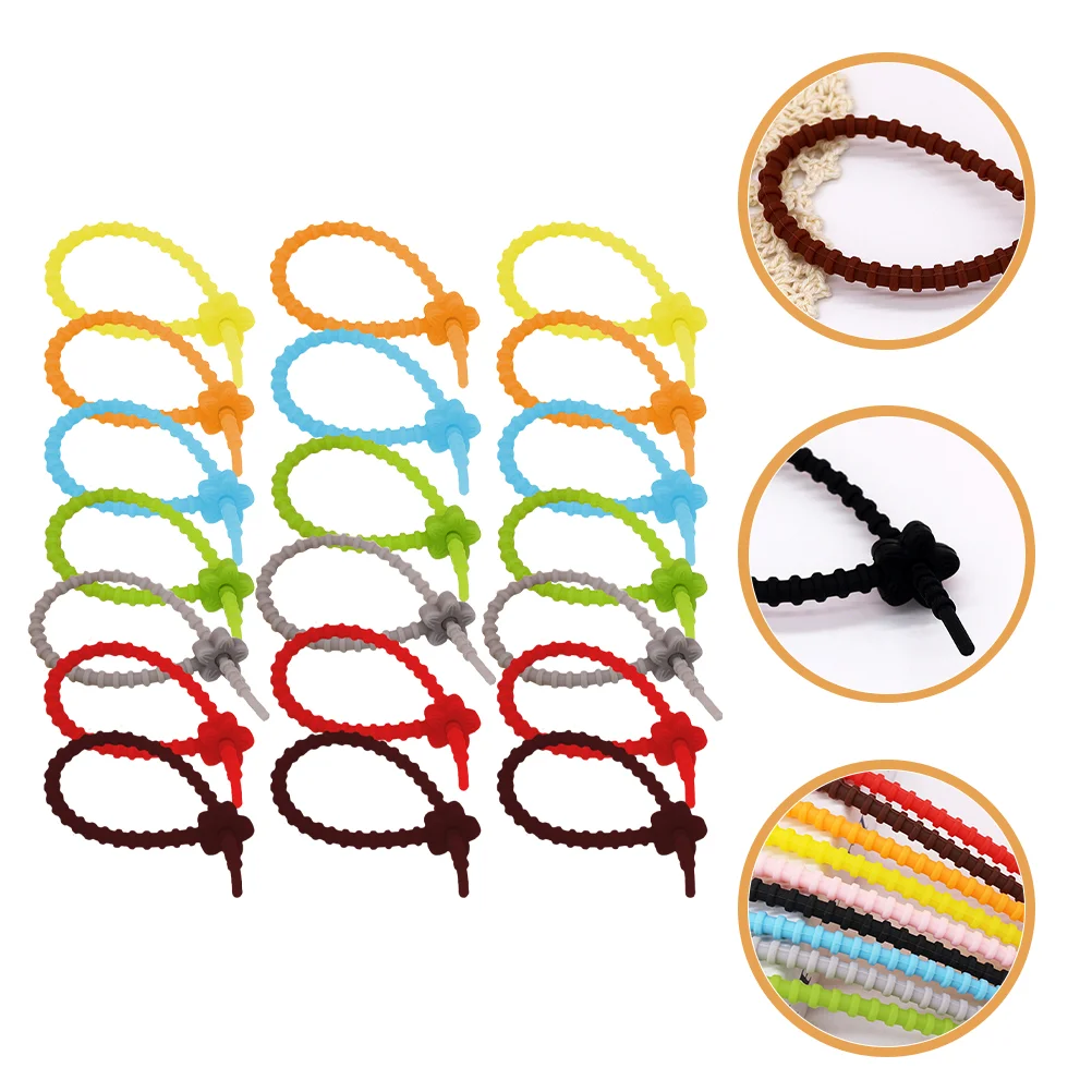 20 Pcs Silicone Tie Wire Ties Cord Strap Usb Data Cable Organizer Reusable Charging Cables Management Rack
20 Pcs Silicone Tie Wire Ties Cord Strap Usb Data Cable Organizer Reusable Charging Cables Management Rack
