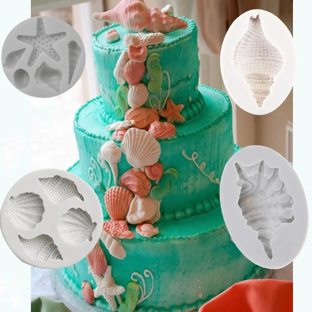 UV Resin Silicone mold Marine Set for DIY Various Hippocampus Shell Starfish Marine Series Epoxy Ice Fondant Gumpaste Cake mould
UV Resin Silicone mold Marine Set for DIY Various Hippocampus Shell Starfish Marine Series Epoxy Ice Fondant Gumpaste Cake mould