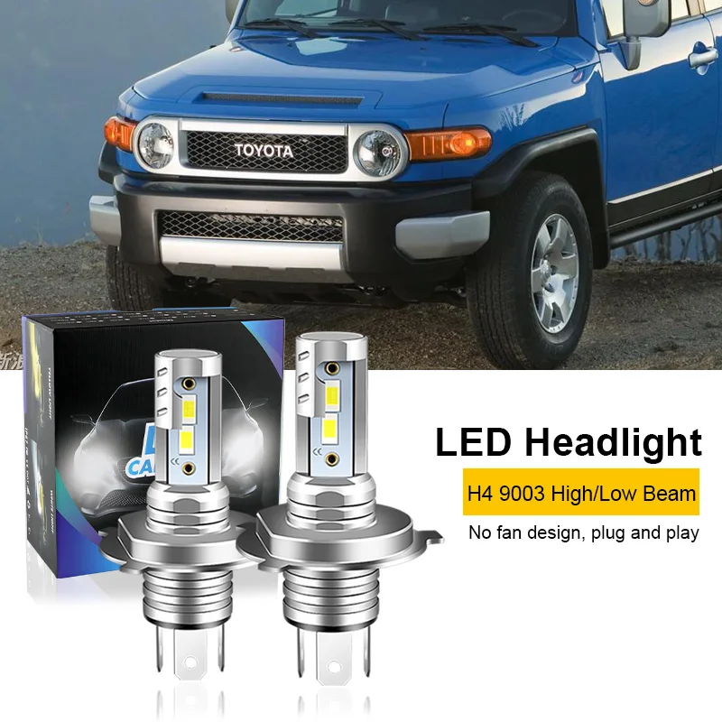 Фары головного света для Toyota FJ Cruiser 2007-2014, H4, 9003, 6000 лм, К, 2 шт.
Фары головного света для Toyota FJ Cruiser 2007-2014, H4, 9003, 6000 лм, К, 2 шт.