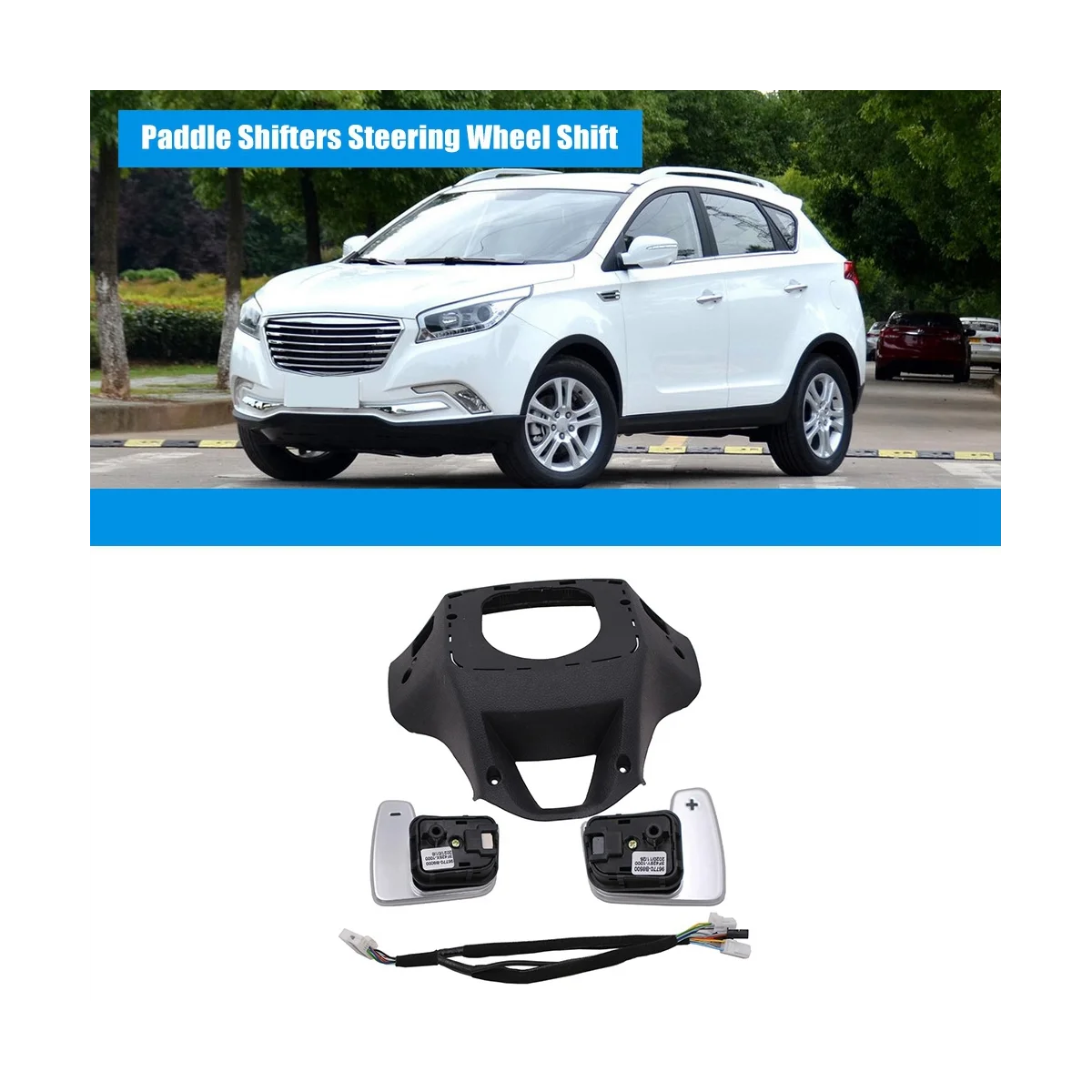 Автомобильные Рычажные переключатели передач на рулевое колесо для Hyundai Santa Fe 2011-2018 96770-B8000 96770-B8500 обновление функций
Автомобильные Рычажные переключатели передач на рулевое колесо для Hyundai Santa Fe 2011-2018 96770-B8000 96770-B8500 обновление функций