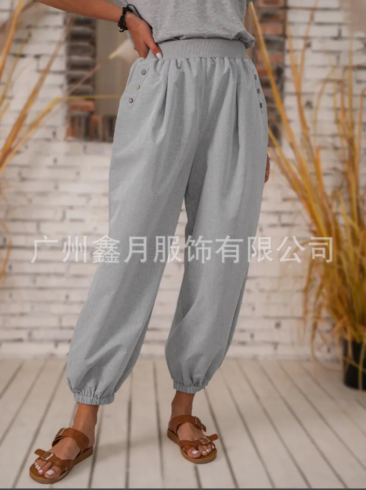 2021 New Women's Pocket Polyester Cotton Retro Pants Casual and Comfortable Bloomers
2021 New Women's Pocket Polyester Cotton Retro Pants Casual and Comfortable Bloomers