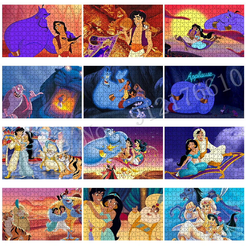 Aladdin and The Magic Lamp Jigsaw Puzzles for Adults Classic Folktale DIY 1000 Pieces Paper Puzzle Decompression Game Party Gift
Aladdin and The Magic Lamp Jigsaw Puzzles for Adults Classic Folktale DIY 1000 Pieces Paper Puzzle Decompression Game Party Gift