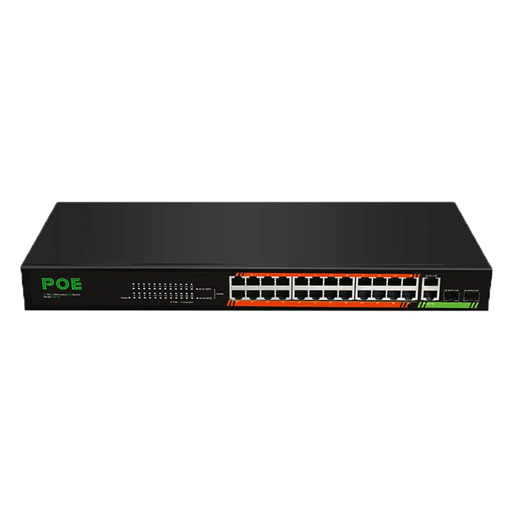 24-портовый s RJ45 10/100 Мбит/с + 2-портовый s SFP 1000 Мбит/с комбо неуправляемый Ethernet коммутатор PoE порт 10,4 Гбит/с коммутатор Поддержка порта Auto MDI/MDIX
24-портовый s RJ45 10/100 Мбит/с + 2-портовый s SFP 1000 Мбит/с комбо неуправляемый Ethernet коммутатор PoE порт 10,4 Гбит/с коммутатор Поддержка порта Auto MDI/MDIX