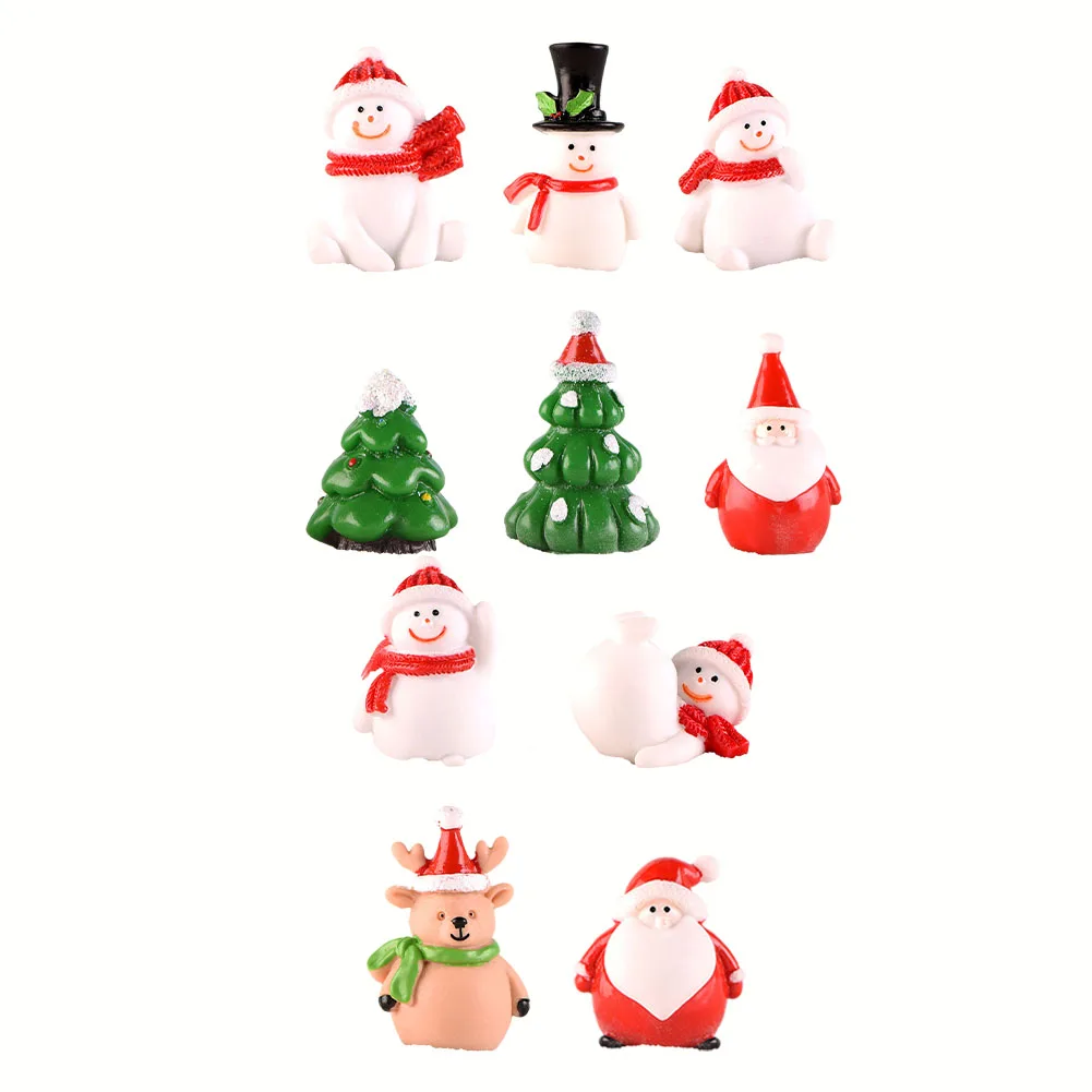 Resin Christmas Ornaments Set 10pcs Miniature Pendant Perfect Gifts for Children Create Fairy Gardens Toy Houses
Resin Christmas Ornaments Set 10pcs Miniature Pendant Perfect Gifts for Children Create Fairy Gardens Toy Houses