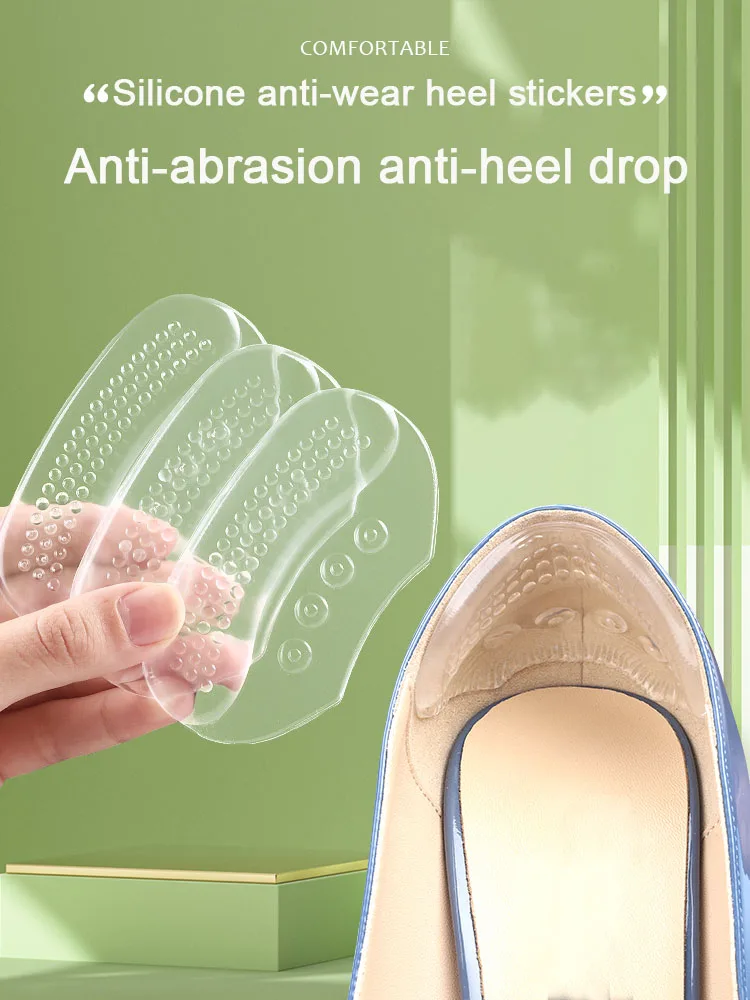Silicone High Heels Heel Sticker Protector Sneakers Gel Inserts Heel Cups Anti-Slip Adjust Size Shoe Pads for Anti-wear Foot Pad
Silicone High Heels Heel Sticker Protector Sneakers Gel Inserts Heel Cups Anti-Slip Adjust Size Shoe Pads for Anti-wear Foot Pad