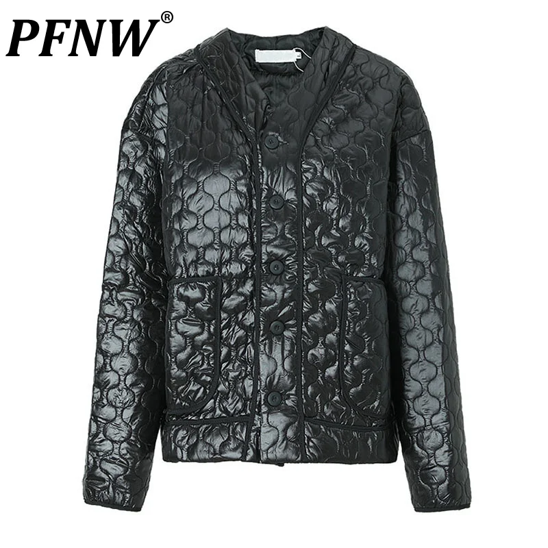 PFNW Black Big Size Warm Cotton-padded Coat Long Sleeve Loose Fit Men's Tide Parkas Fashion Tide New Autumn Winter 2023 1DF3087
PFNW Black Big Size Warm Cotton-padded Coat Long Sleeve Loose Fit Men's Tide Parkas Fashion Tide New Autumn Winter 2023 1DF3087
