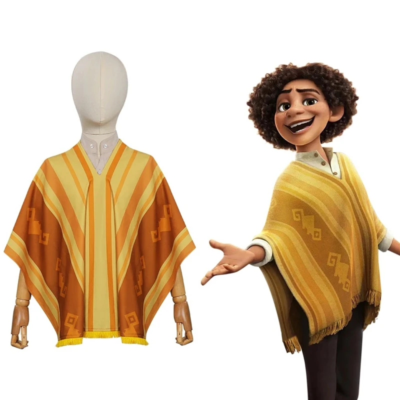 Anime Movie Encanto Madrigal Cosplay Costume Camilo Kids Clothes Fancy for Carnival Hallowee Shirt Cloak Set
Anime Movie Encanto Madrigal Cosplay Costume Camilo Kids Clothes Fancy for Carnival Hallowee Shirt Cloak Set