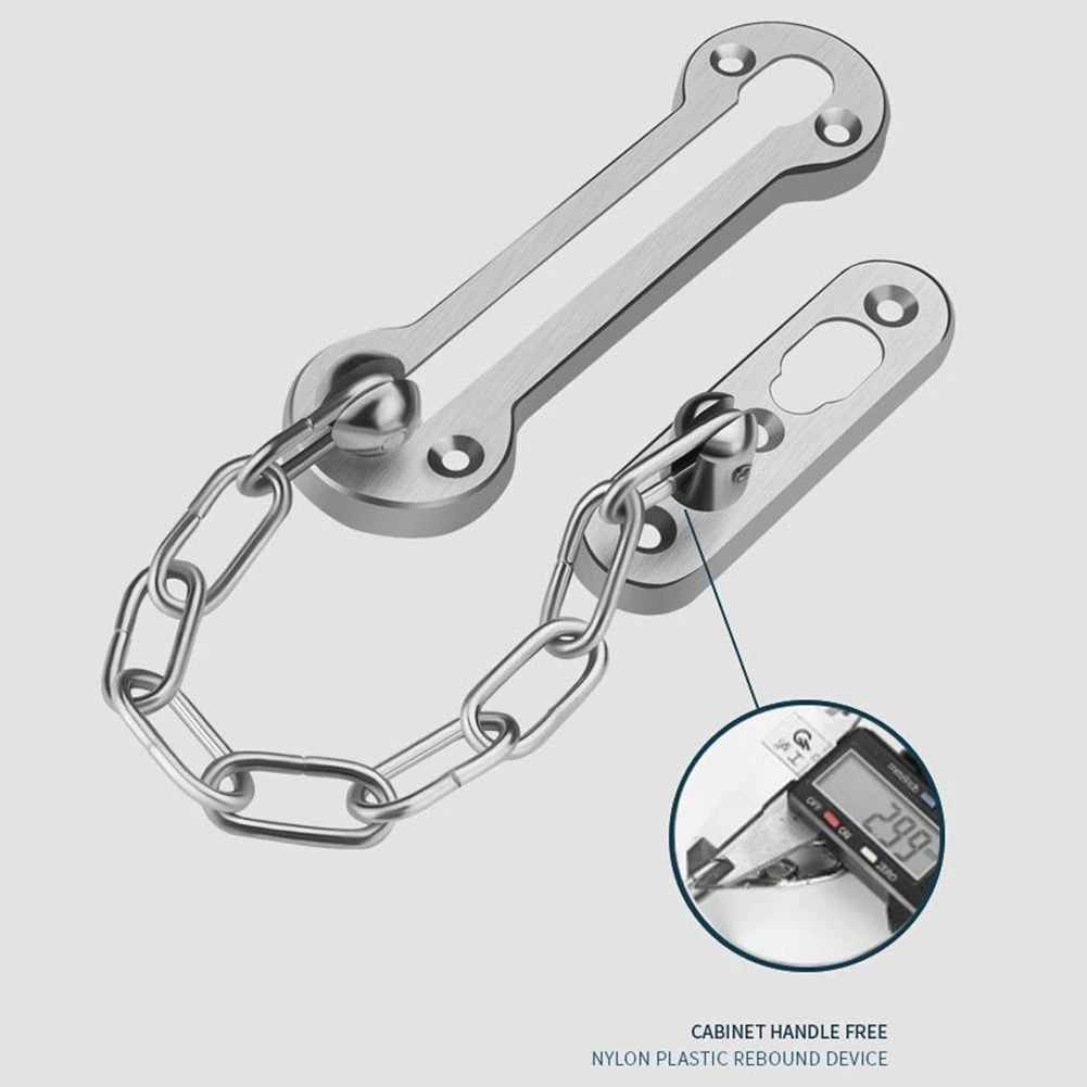 Door Latch Chain Door Lock 1 X 190mm Anti-lock Chain Chain Door Lock Door Latch For Anti-Theft Hotel Door Lock
Door Latch Chain Door Lock 1 X 190mm Anti-lock Chain Chain Door Lock Door Latch For Anti-Theft Hotel Door Lock