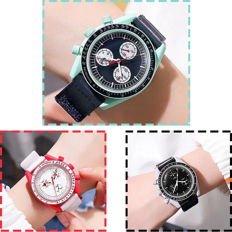 Gift Planet Top Luxury Original Brand Moon Watch Plastic Case URANUS PLUTO SATURN MERCURY Chronograph Clock Watches for Men
Gift Planet Top Luxury Original Brand Moon Watch Plastic Case URANUS PLUTO SATURN MERCURY Chronograph Clock Watches for Men