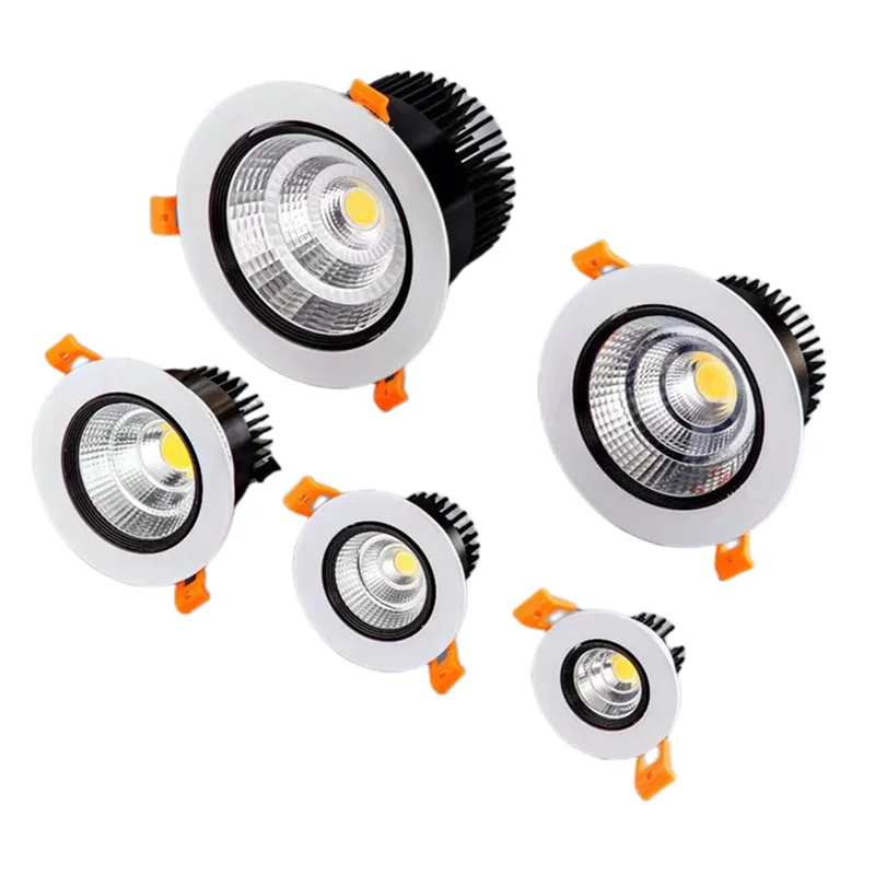 LED Downlights with Adjustable Angle COB Ceiling Lamp Spot Lights 3W 5W 7W 9W 12W 15W 18W Rotating AC85-240V Dimmable Recessed
LED Downlights with Adjustable Angle COB Ceiling Lamp Spot Lights 3W 5W 7W 9W 12W 15W 18W Rotating AC85-240V Dimmable Recessed
