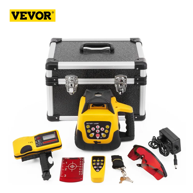 VEVOR Rotary Laser Level Red/Green Beam Self-Leveling Vertical Horizontal Cross Line Automatic Laser Level
VEVOR Rotary Laser Level Red/Green Beam Self-Leveling Vertical Horizontal Cross Line Automatic Laser Level