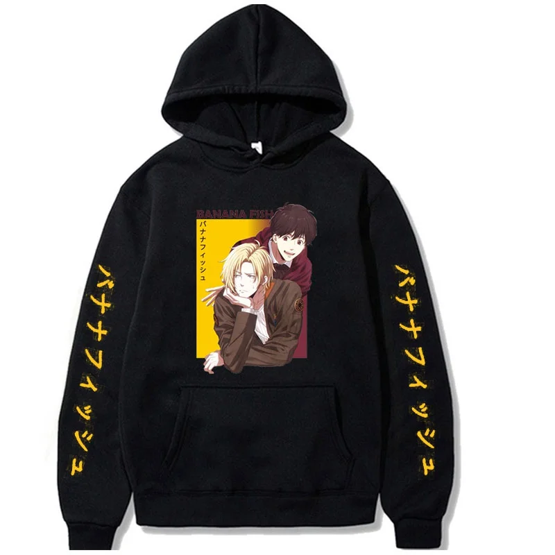 New Banana Fish Anime Hoodies Men/women Fashion Harajuku Sweatshirt Pullover Streetwear
New Banana Fish Anime Hoodies Men/women Fashion Harajuku Sweatshirt Pullover Streetwear