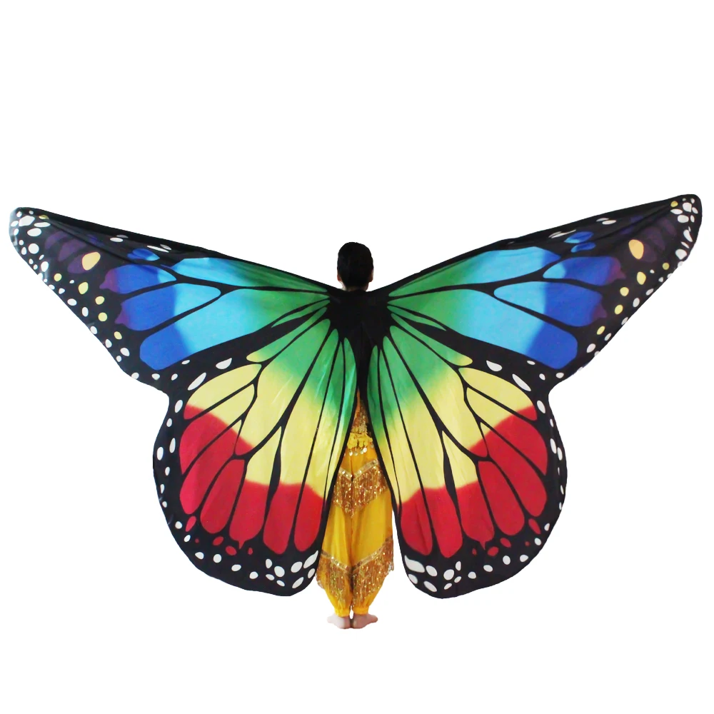 Belly Dance Butterfly Wings Women Performance Costume Dancing Clothes Adult Belly Dance Colorful Rainbow Wings With Sticks Bag
Belly Dance Butterfly Wings Women Performance Costume Dancing Clothes Adult Belly Dance Colorful Rainbow Wings With Sticks Bag