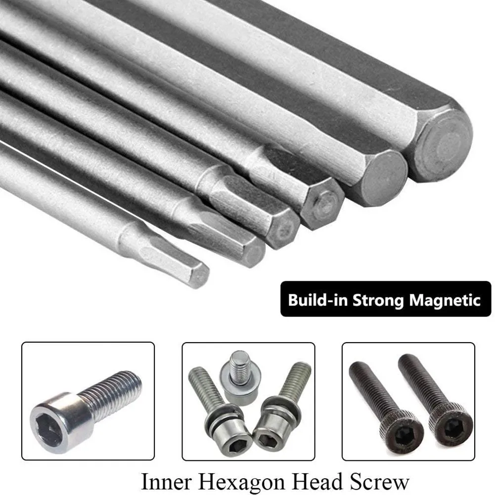 Set Screwdriver Bit Tool S2 Alloy Steel With 1/4\\\\\\\" Hex Shank 100mm 4 Inch 6 PCS Bits
Set Screwdriver Bit Tool S2 Alloy Steel With 1/4\\\\\\\" Hex Shank 100mm 4 Inch 6 PCS Bits