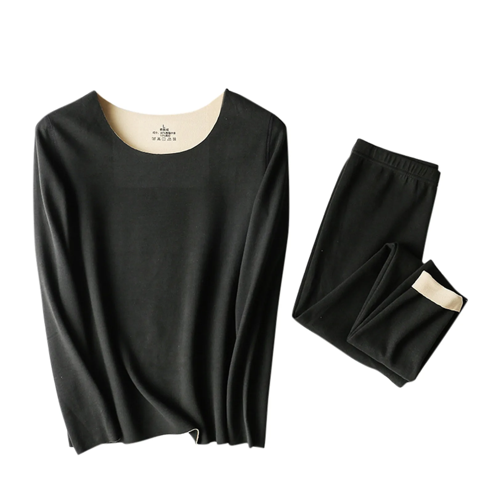 Women Solid Color Two-piece Set Thermal Underwear Stretch Top And Pants Set Warm Soft Sleepwear Heating sexy Wire Free Intimates
Women Solid Color Two-piece Set Thermal Underwear Stretch Top And Pants Set Warm Soft Sleepwear Heating sexy Wire Free Intimates