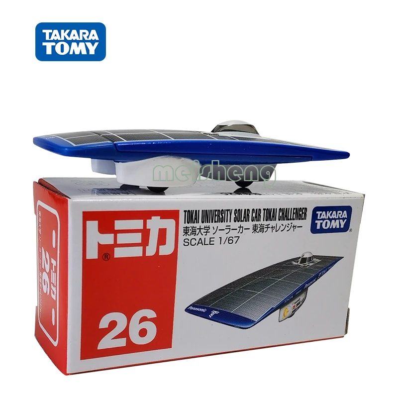 TAKARA TOMY TOMICA масштаб 1/67 Токай Университет солнечный автомобиль Токай Challenger 26 сплав литая металлическая модель автомобиля коллекционные игру...
TAKARA TOMY TOMICA масштаб 1/67 Токай Университет солнечный автомобиль Токай Challenger 26 сплав литая металлическая модель автомобиля коллекционные игру...