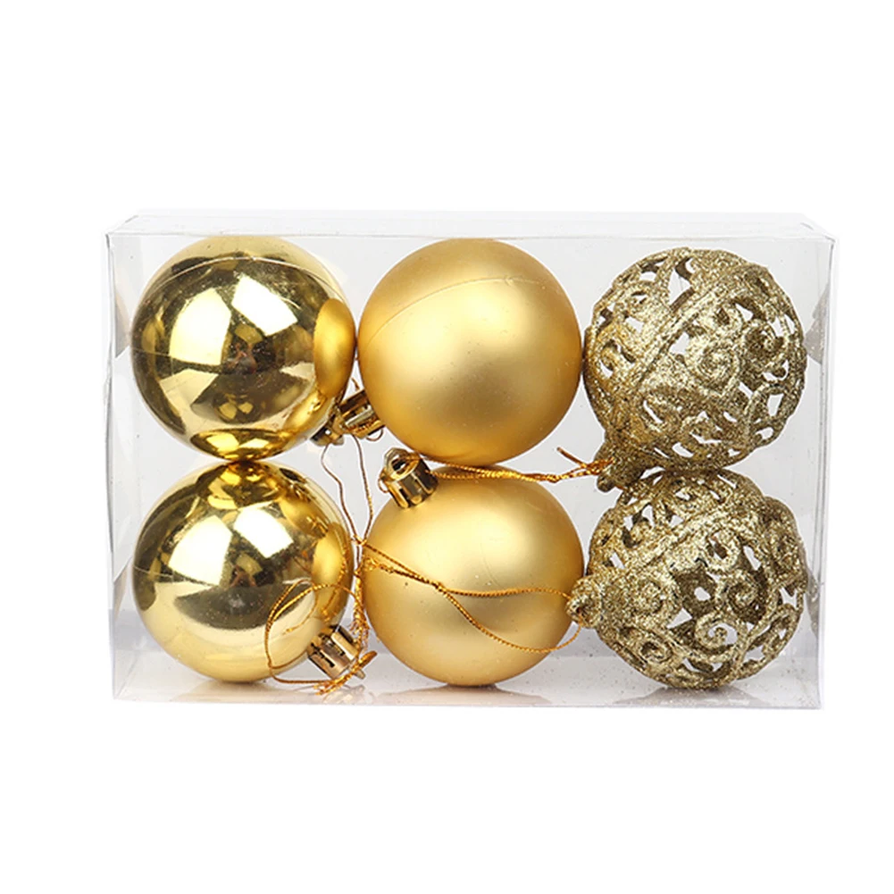 6pcs Christmas Balls Bright Hollow Ball Christmas Tree Pendant Ornament Christmas Decor Home Decor Multi-color Optional
6pcs Christmas Balls Bright Hollow Ball Christmas Tree Pendant Ornament Christmas Decor Home Decor Multi-color Optional