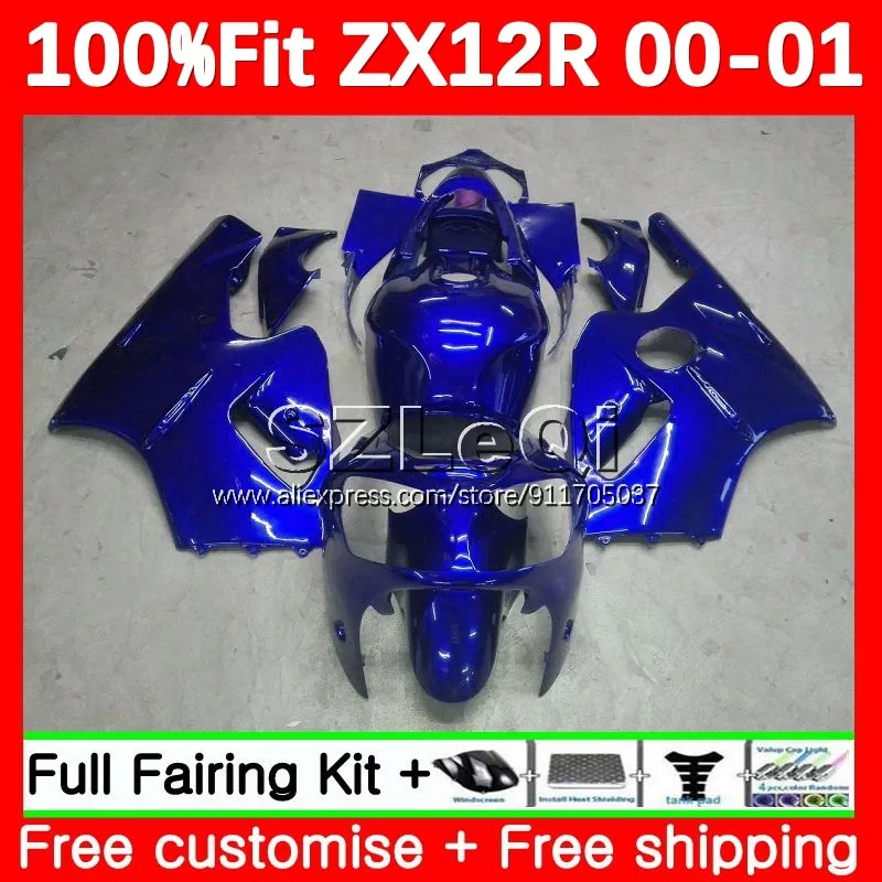 metallic blue OEM Injection For KAWASAKI NINJA ZX 1200 12R 1200CC ZX1200 C ZX 12 R ZX-12R ZX12R 00 01 2000 2001 Fairing 115LQ.56
metallic blue OEM Injection For KAWASAKI NINJA ZX 1200 12R 1200CC ZX1200 C ZX 12 R ZX-12R ZX12R 00 01 2000 2001 Fairing 115LQ.56