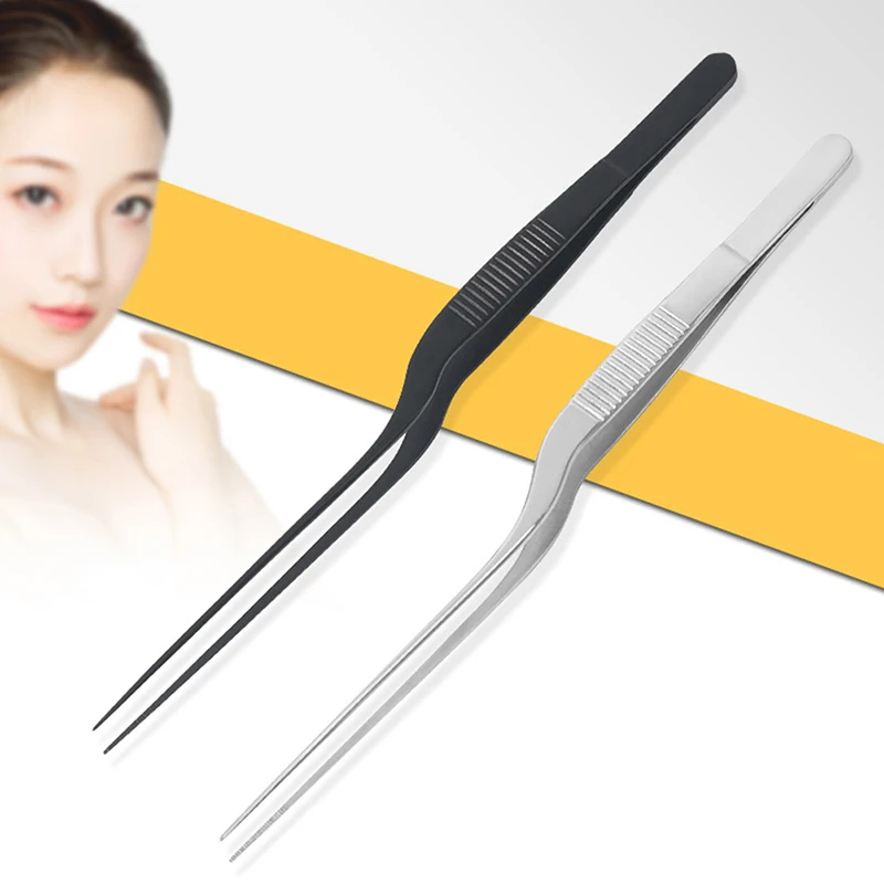 1Pcs Tweezers Atraumatic Forceps Angled Clamp Stainless Steel Tool Curved Tweezer Ear Nose Clip Eyelash Remover Cleaner
1Pcs Tweezers Atraumatic Forceps Angled Clamp Stainless Steel Tool Curved Tweezer Ear Nose Clip Eyelash Remover Cleaner