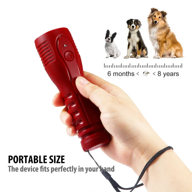 LED Rechargeable Flashlight Lighting with Ultrasonic Dog Repellent Device Anti Barking Infrared Dog Deterrent Pet LED Trainer
LED Rechargeable Flashlight Lighting with Ultrasonic Dog Repellent Device Anti Barking Infrared Dog Deterrent Pet LED Trainer