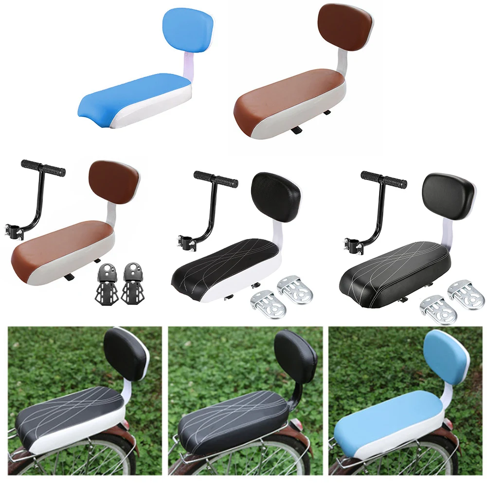 Bicycle Rear Saddle Bike Seat With Back Rest With Handle And Pedal 34cm*16cm Mountain Bike E-Bike Child Seat Refit Accessories
Bicycle Rear Saddle Bike Seat With Back Rest With Handle And Pedal 34cm*16cm Mountain Bike E-Bike Child Seat Refit Accessories