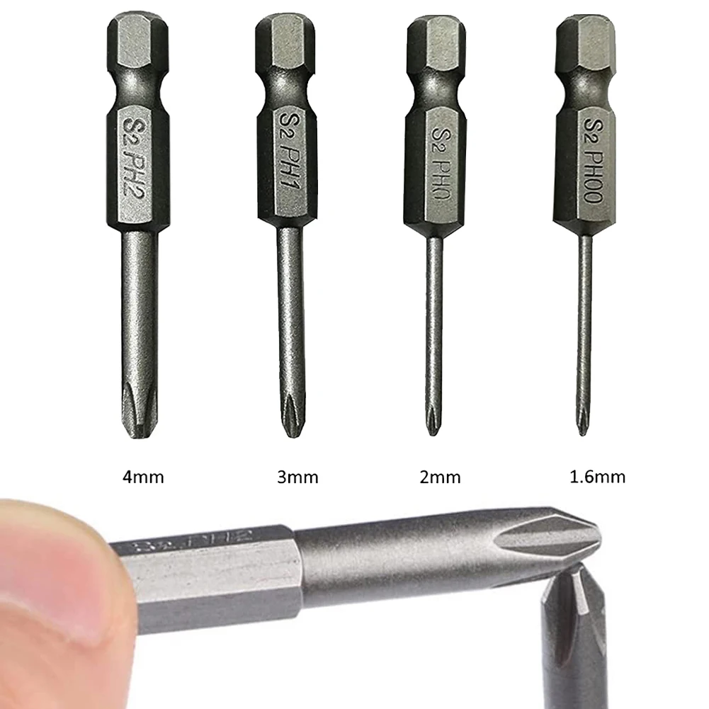 5PCS Cross Screwdriver Bits 1/4Inch Hex Shank 50mm Electric Drills Power Driver Repair Hand Tools PH00 PH1 PH2
5PCS Cross Screwdriver Bits 1/4Inch Hex Shank 50mm Electric Drills Power Driver Repair Hand Tools PH00 PH1 PH2