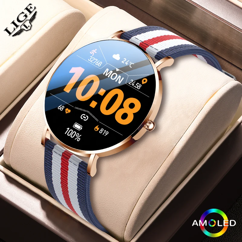 LIEG 2022 New Man Smartwatch Women AMOLED HD Screen Smart Watch For Men Health Monitor Fashion On Wrist Watches For Android IOS
LIEG 2022 New Man Smartwatch Women AMOLED HD Screen Smart Watch For Men Health Monitor Fashion On Wrist Watches For Android IOS